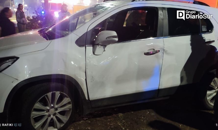 Una persona lesionada: reportan colisión en avenida Schneider de Valdivia