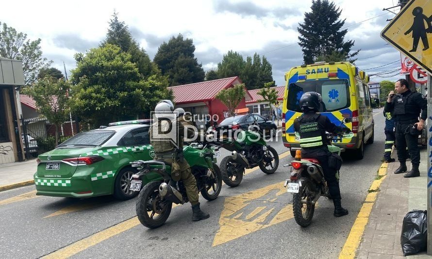 Hombre fue apuñalado en el centro de Valdivia