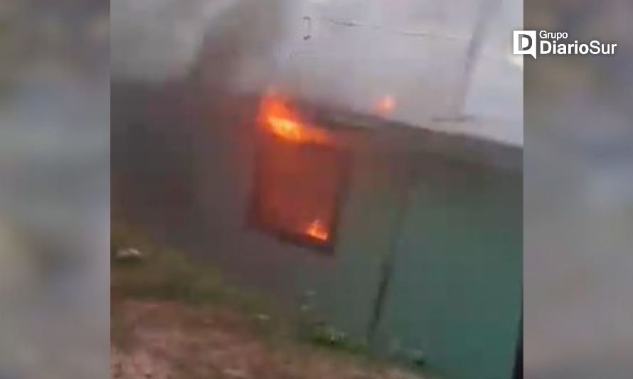 Dos llamados de incendio en sectores rurales de Valdivia y Paillaco