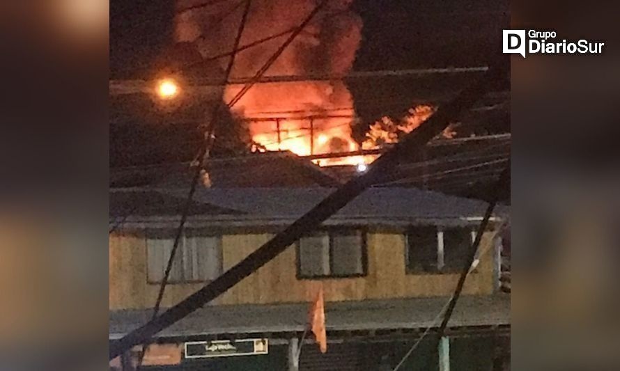 Incendio destruyó una vivienda en la localidad de Coñaripe