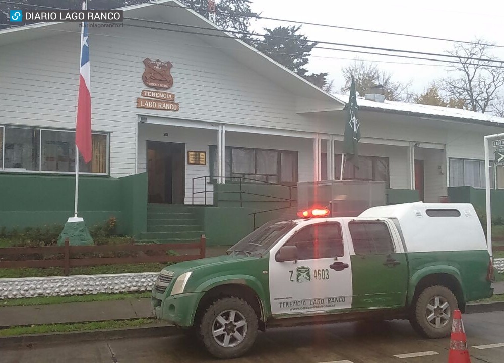 Lago Ranco: Carabineros detuvo a menor de 15 años con herramientas robadas en su mochila