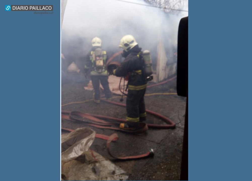 Adulto mayor falleció en incendio de su vivienda en Paillaco