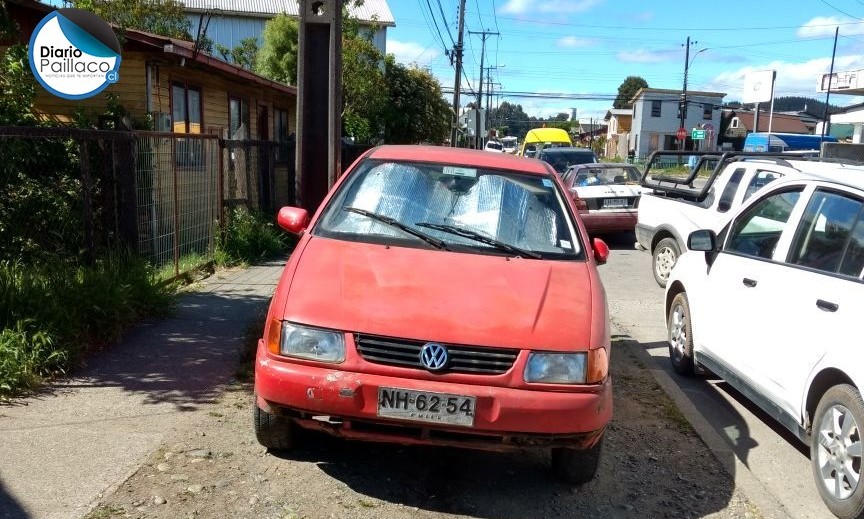 Vehículo robado en Paillaco apareció en Los Lagos