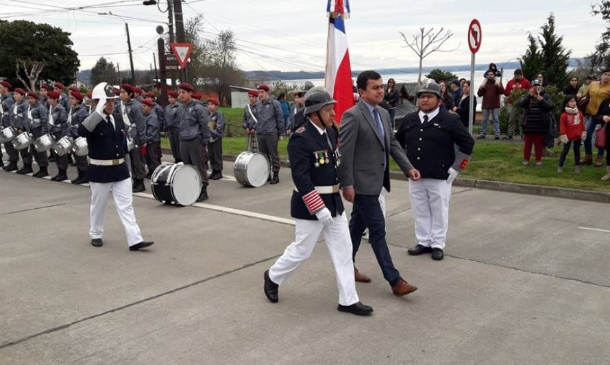 Comunidad celebró los 64 años del Cuerpo de Bomberos de Lago Ranco