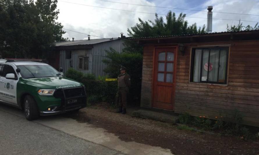 Carabineros logró detener a trío acusado de apuñalar mortalmente a un hombre en Mariquina