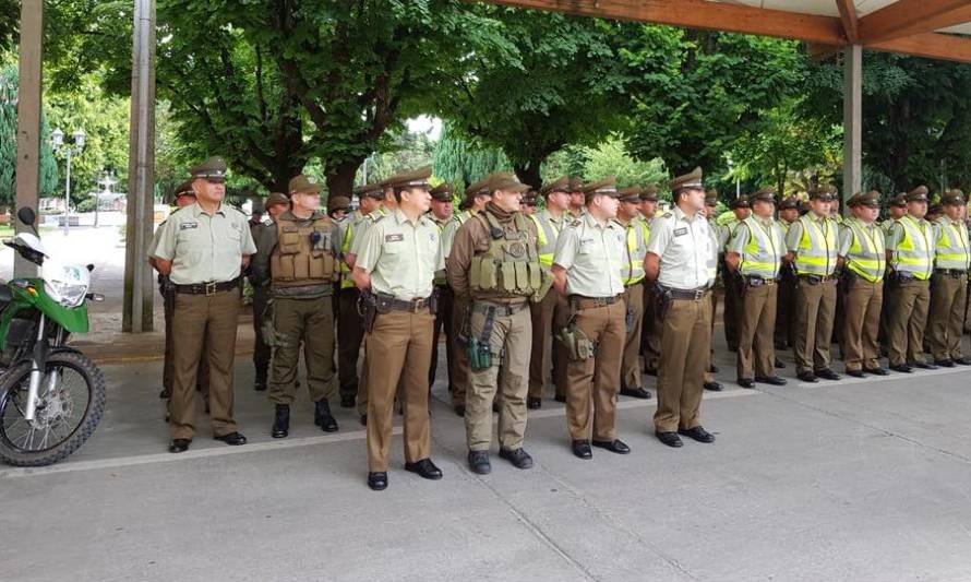 Anuncian aumento de controles policiales durante este fin de semana largo en la Provincia del Ranco