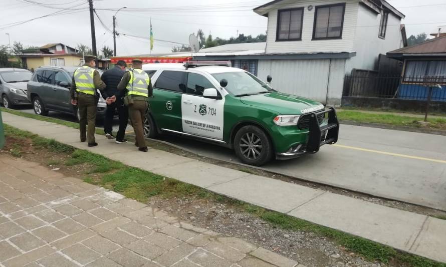 Carabineros de San José capturó a sujeto que estaba prófugo hace más de 3 años