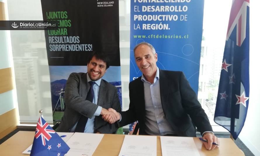 CFT Estatal de Los Ríos firmó convenio con el Politécnico Otago de Nueva Zelanda