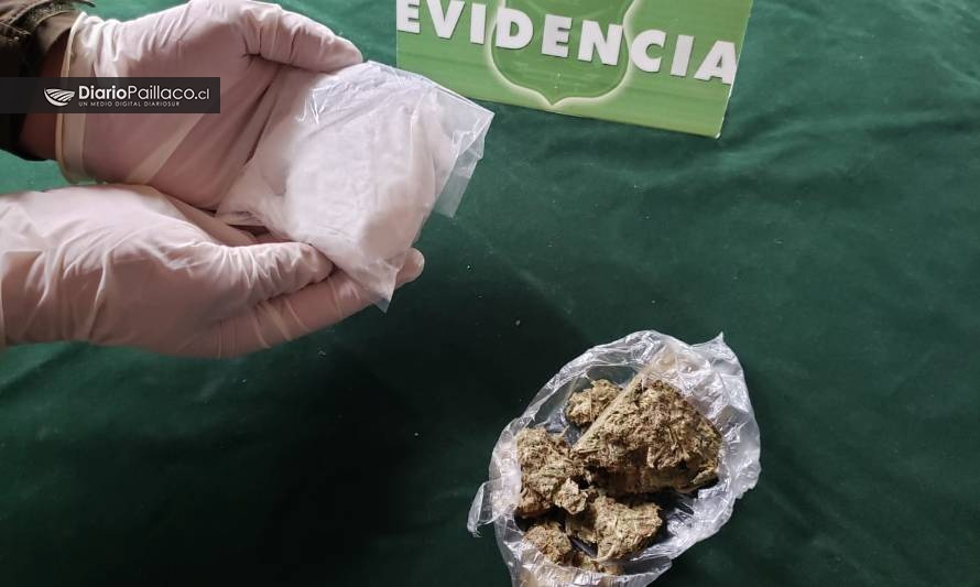 Carabineros detuvo en Paillaco a sujeto que transportaba droga en bus interprovincial