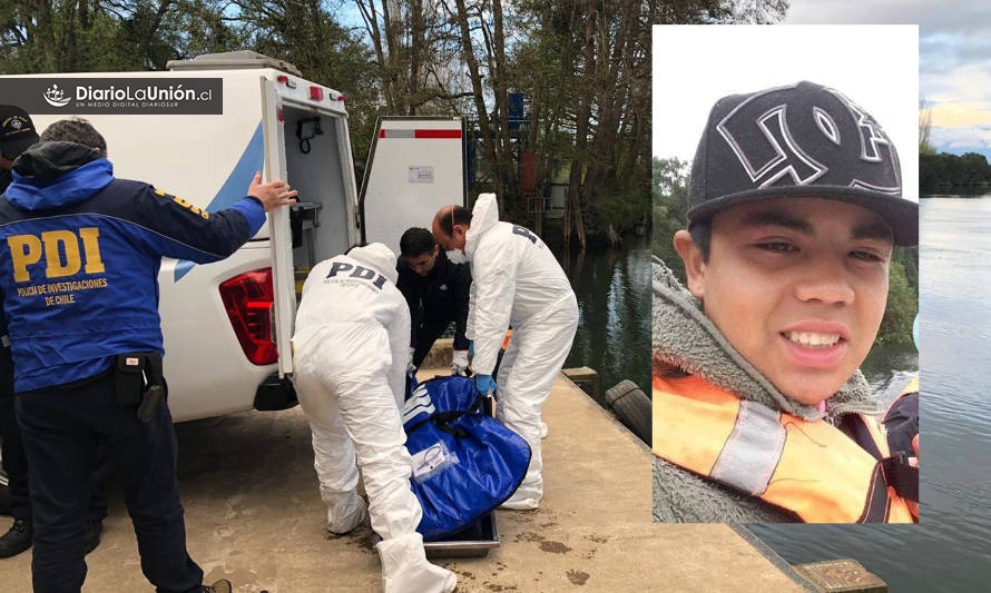 Familiares confirman que cadáver corresponde a joven extraviado en Río Bueno