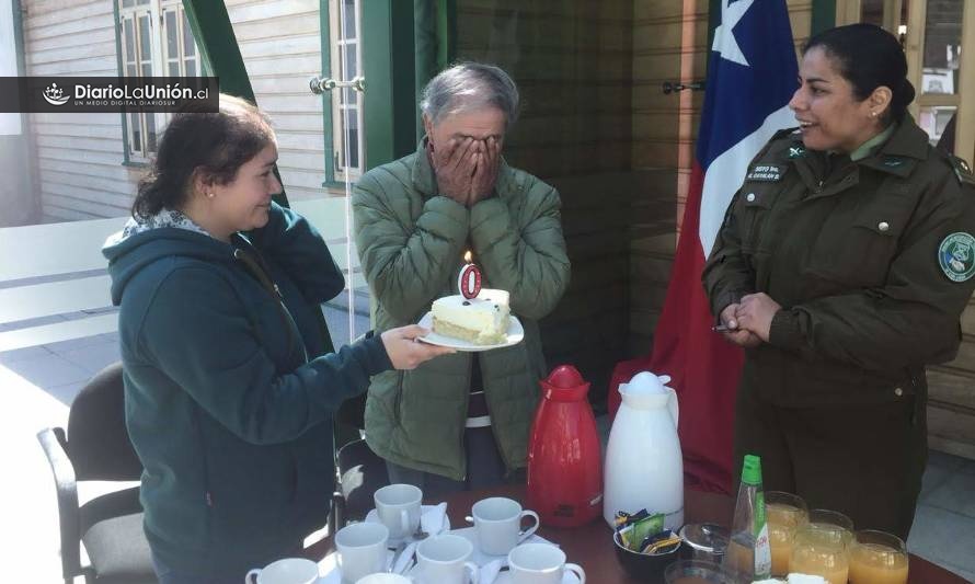 Padre e hija se reencontraron justo en el día del cumpleaños del progenitor