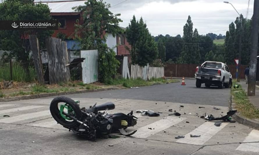 Identifican a joven motociclista que murió en accidente en La Unión