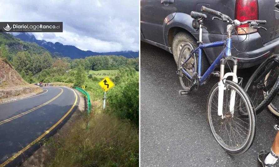 [ÚLTIMA HORA] Valdiviano de 39 años murió tras sufrir caída en bicicleta en Lago Ranco