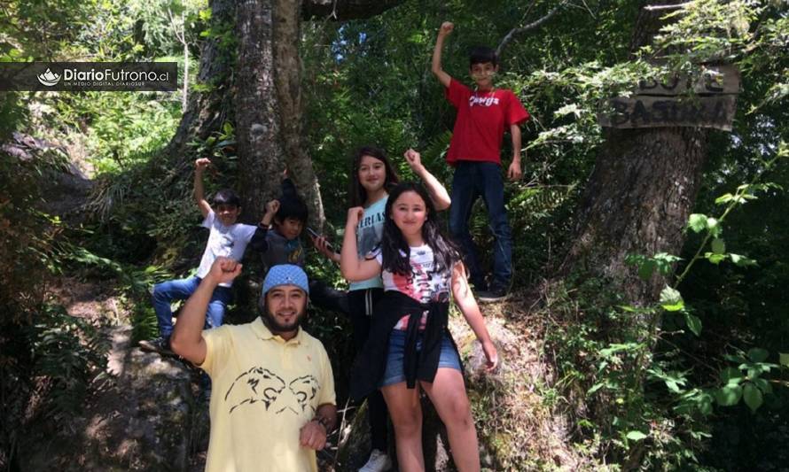 Llamativo videoclip en clave de rap crearon niños de sector rural de Futrono