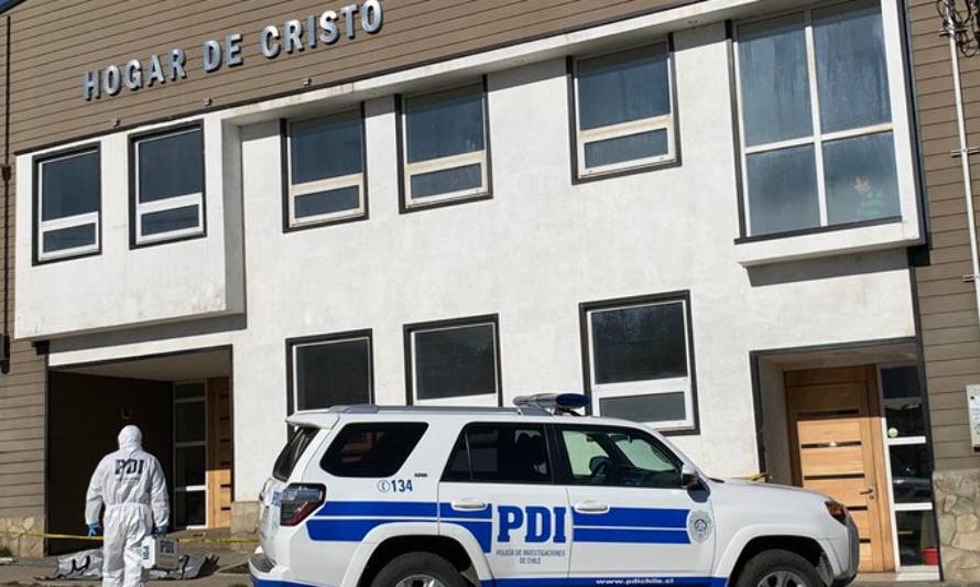 Fiscalía y PDI investigan  muerte de hombre en las afueras del Hogar de Cristo de Coyhaique