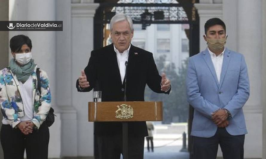 Retorno seguro y desempleo: el mensaje del presidente Piñera en el 1° de mayo