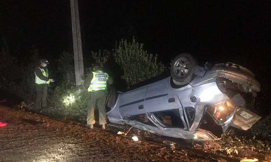 Lamentable accidente automovilístico en Malalhue se cobró la vida de una joven de 19 años