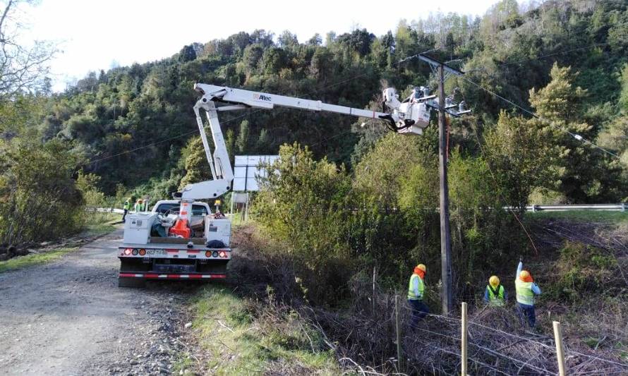 Saesa Los Ríos en alerta por condiciones climáticas adversas en la zona