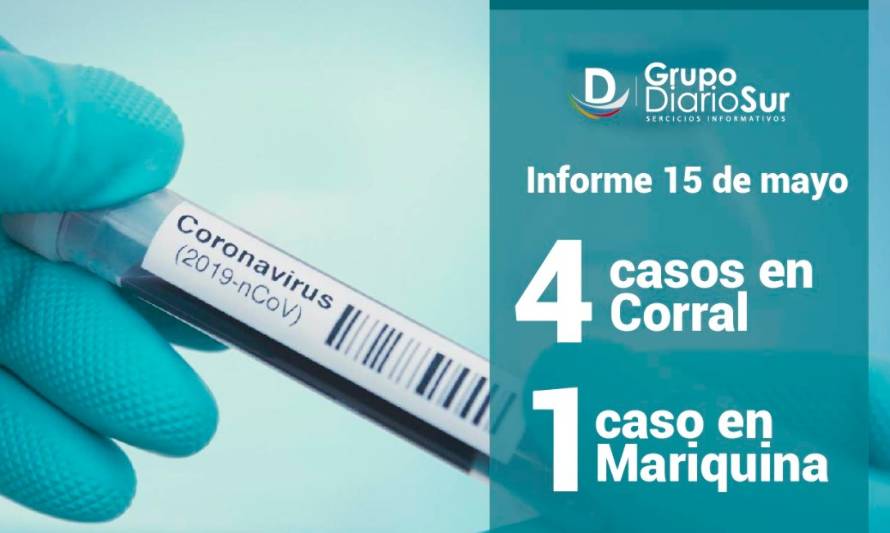 Confirman 5 nuevos contagios: 4 en Corral y 1 en San José