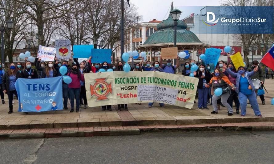 Trabajadores de la salud de Los Ríos se manifestaron por sus derechos