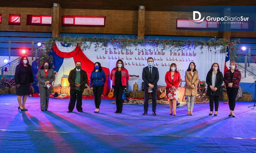 En modo semipresencial celebraron Fiestas Patrias de Educación en Río Bueno