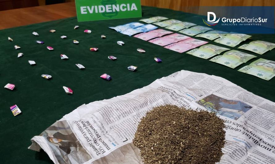 2 detenidos por microtráfico en Valdivia