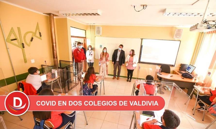 A días del retorno a clases: 2 colegios ya registran contagios