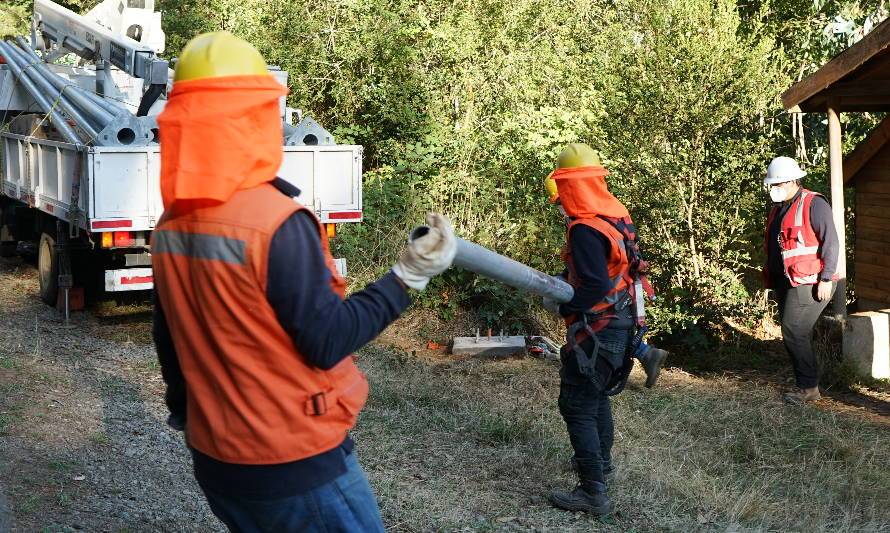 Inician obras para instalación de luminarias LED en La Unión y Corral