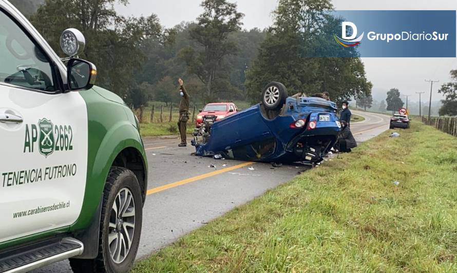 Accidente en ruta Futrono-Llifén dejó un lesionado