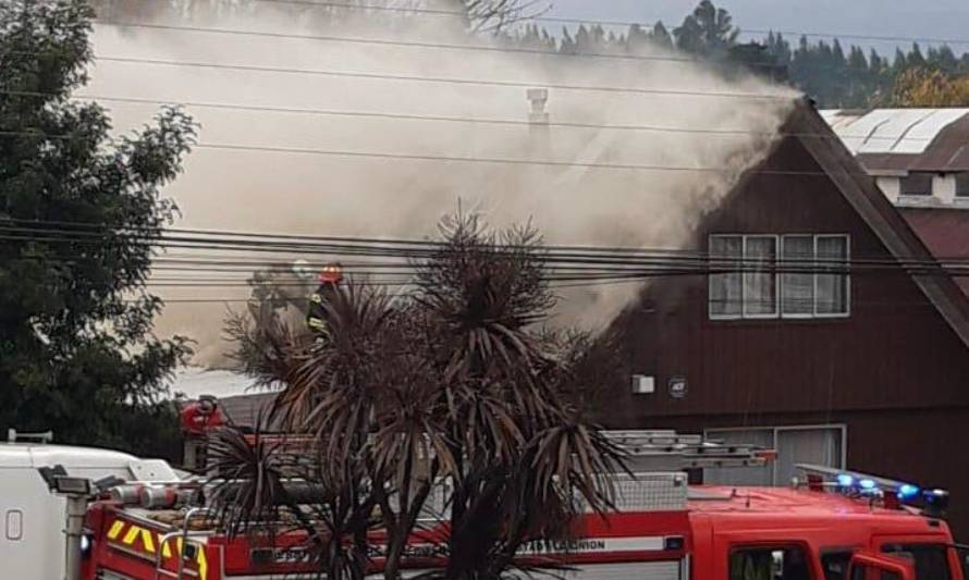 Alarma por incendio de vivienda en La Unión