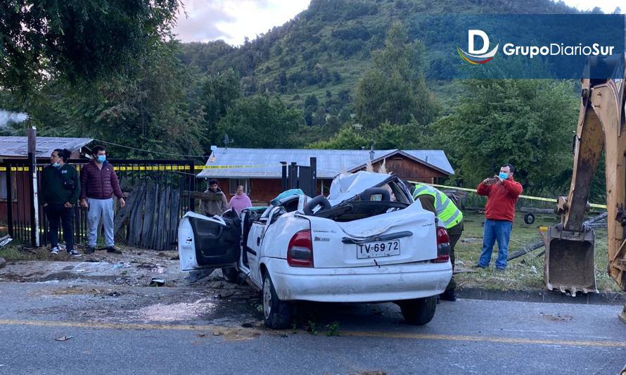 Identifican a víctima de violento accidente ocurrido en ruta Llifén-Futrono