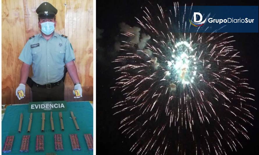 Preparaba su propia noche de fuegos artificiales, pero terminó detenido