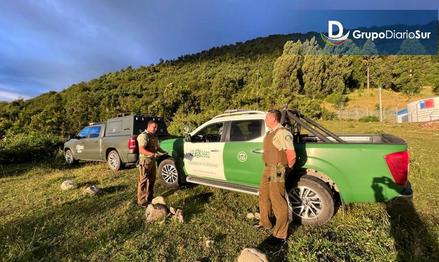 Carabineros realiza complejo traslado de menor  lesionado en cerro de Futrono