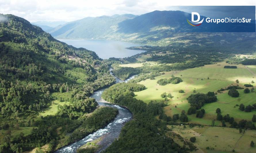 Lago Neltume: alerta por elevadas temperaturas y disminución de caudales 