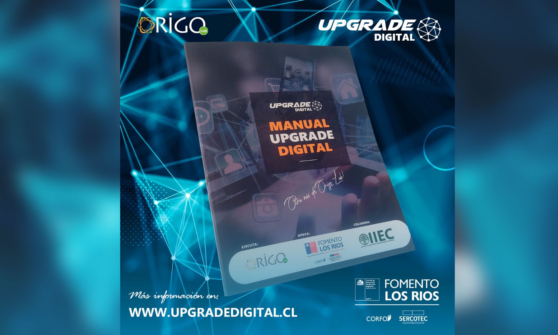 Origo Lab lanza manual de transformación digital para emprendedoras y emprendedores de la Región de Los Ríos