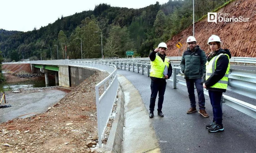 Ruta Valdivia-Corral: MOP anuncia que puente Futa ya se encuentra operativo