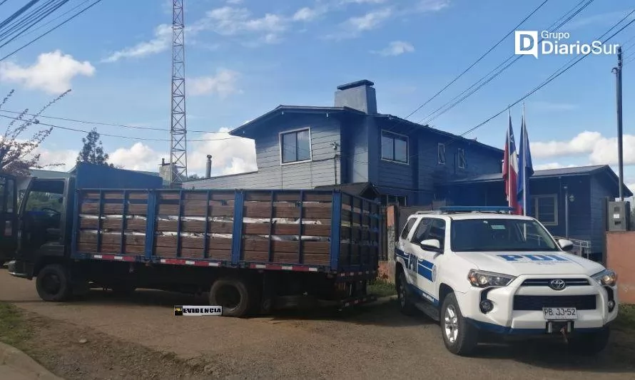 PDI detiene a tres hombres por estafa y recupera 7 toneladas de fertilizantes en La Unión