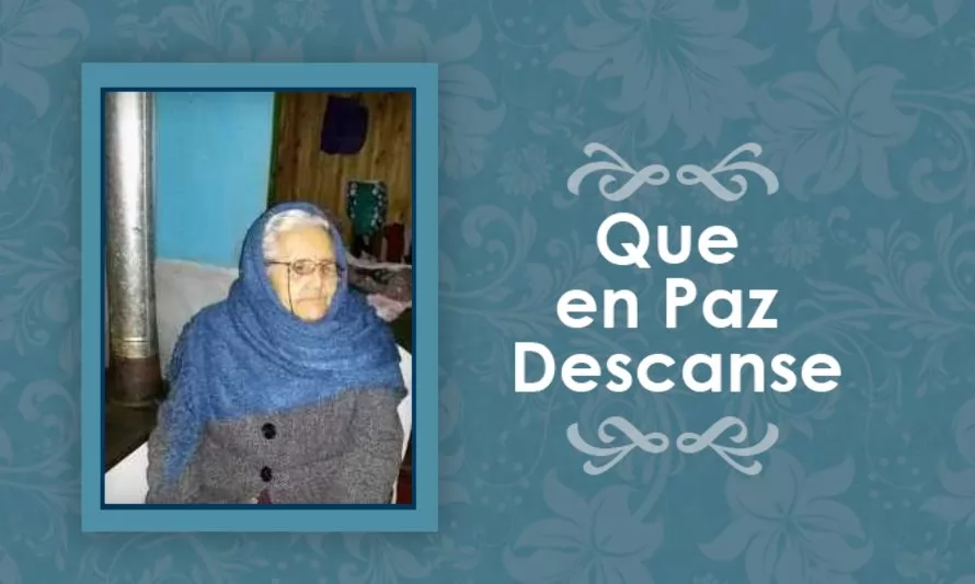 Falleció Rosalia González Molina  (Q.E.P.D)