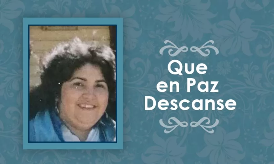 Falleció María Ruby Gatica Asenjo (Q.E.P.D)