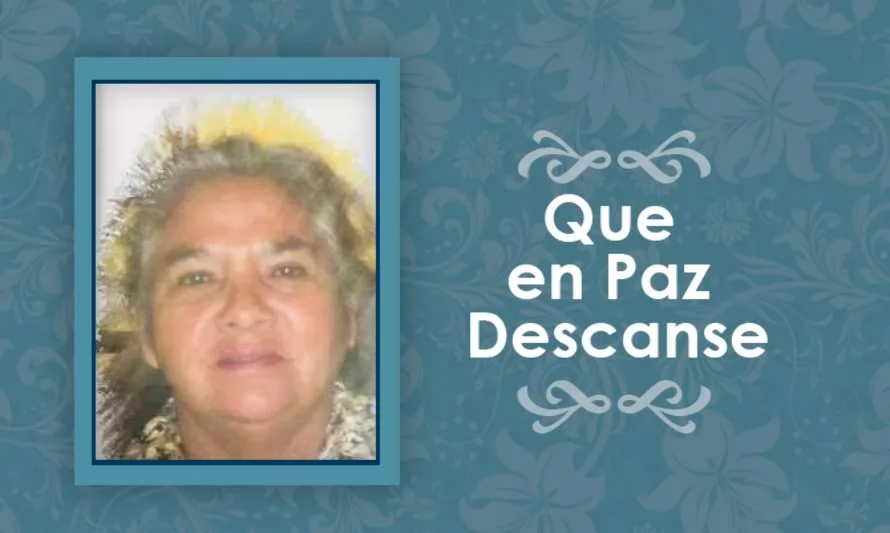 Falleció María Alicia Burgos Silva  (Q.E.P.D)