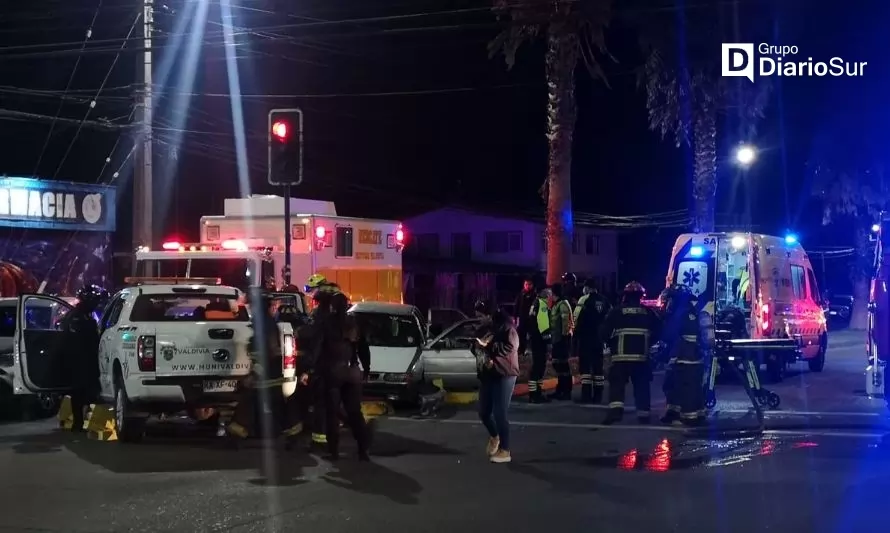 Se reporta accidente múltiple en avenida Picarte de Valdivia 