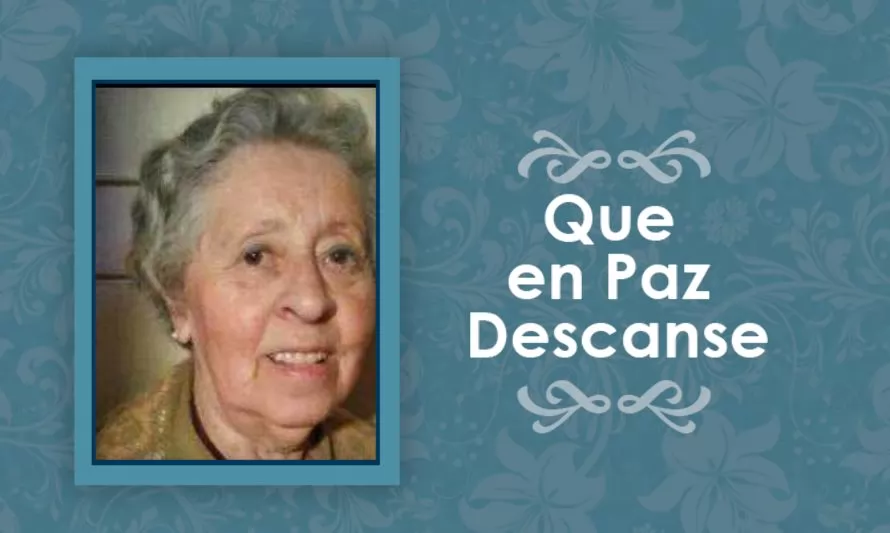 Falleció Nora Casas Fenscke  (Q.E.P.D)