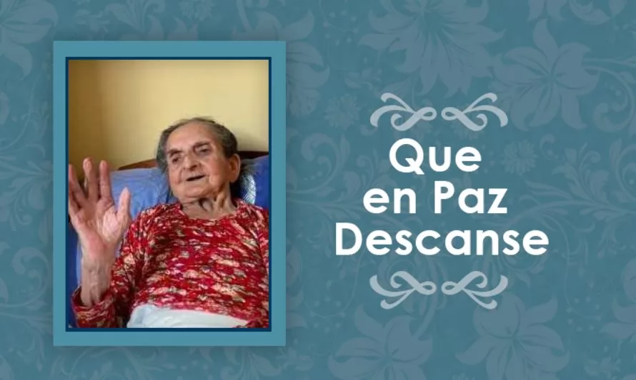 Falleció María Elia Fuentes Ríos  (Q.E.P.D)