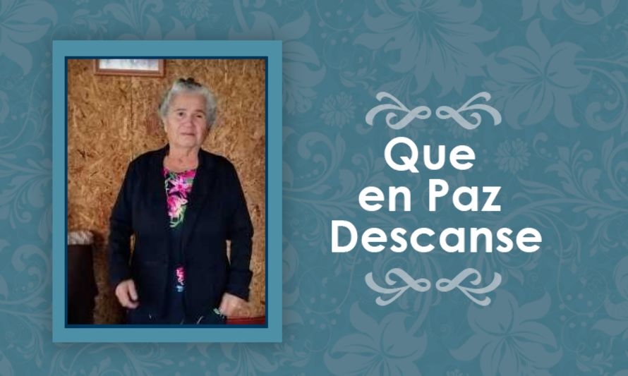 Falleció Silvia del Carmen Faúndez Henríquez  (Q.E.P.D)