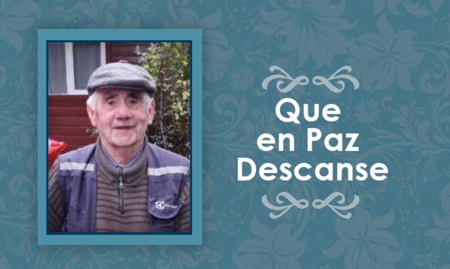 Falleció Ernesto Sáez Pailañir  (Q.E.P.D)