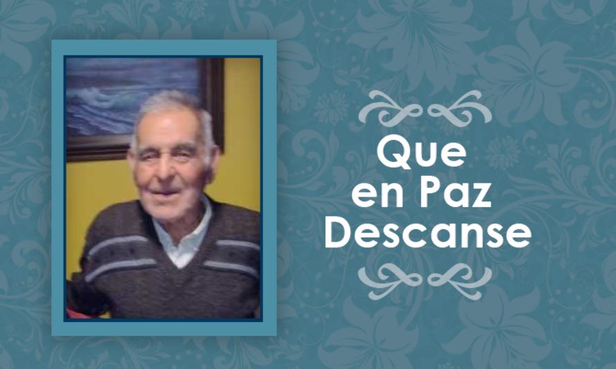 Falleció José Agüero Pineda  (Q.E.P.D)