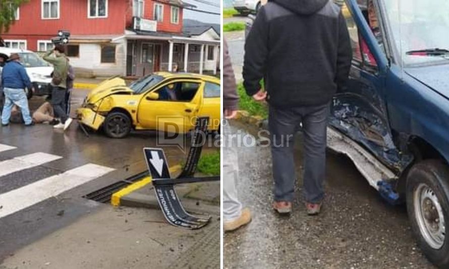 Colisión en Paillaco deja cinco lesionados