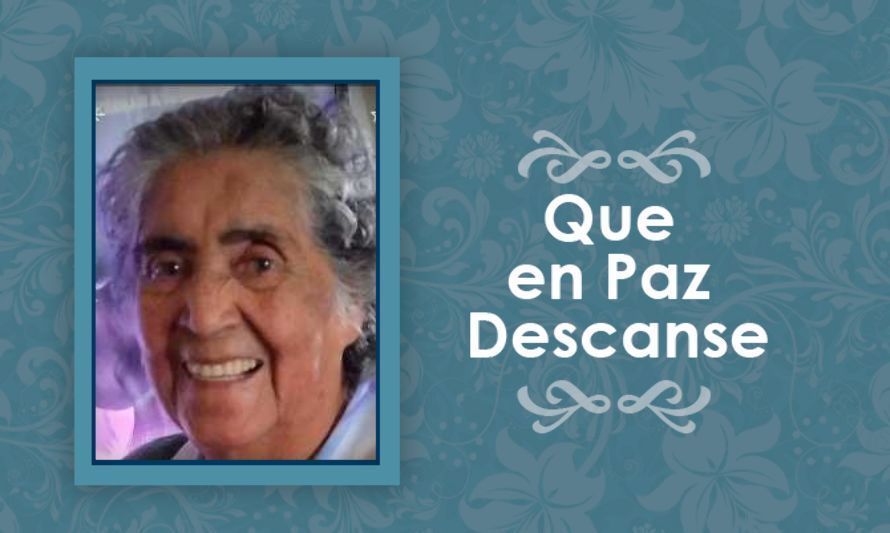 Falleció María Margarita Puchi Coronado  (Q.E.P.D)
