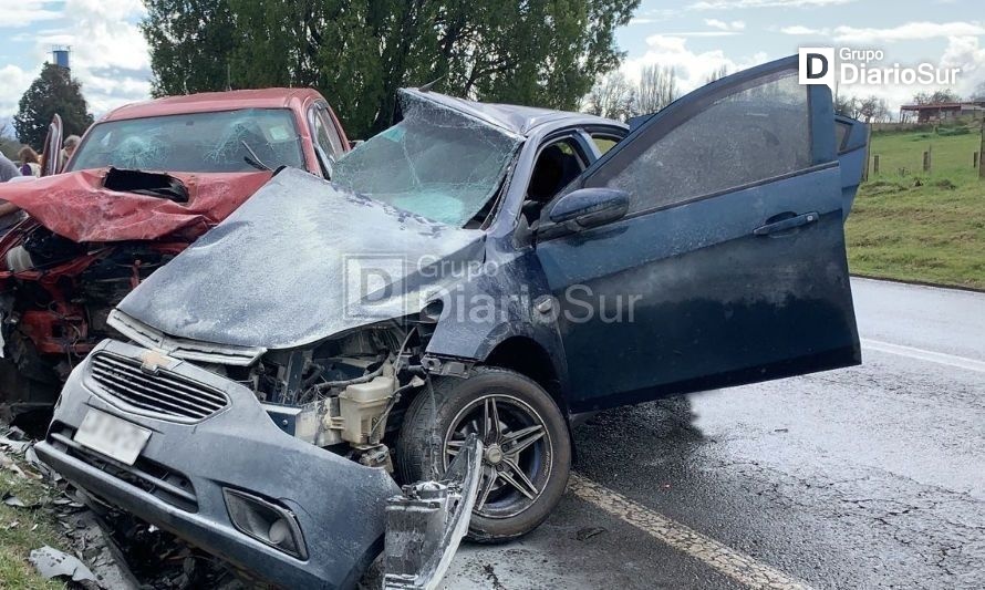 Tres lesionados dejó violenta colisión en ruta La Unión-Puerto Nuevo 