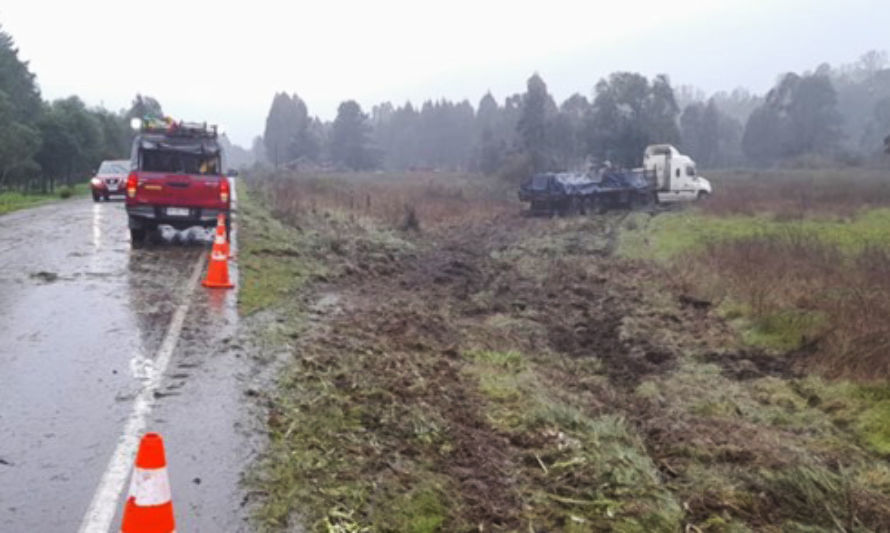 Sectores de tres comunas de Los Ríos sin electricidad por accidente vehicular